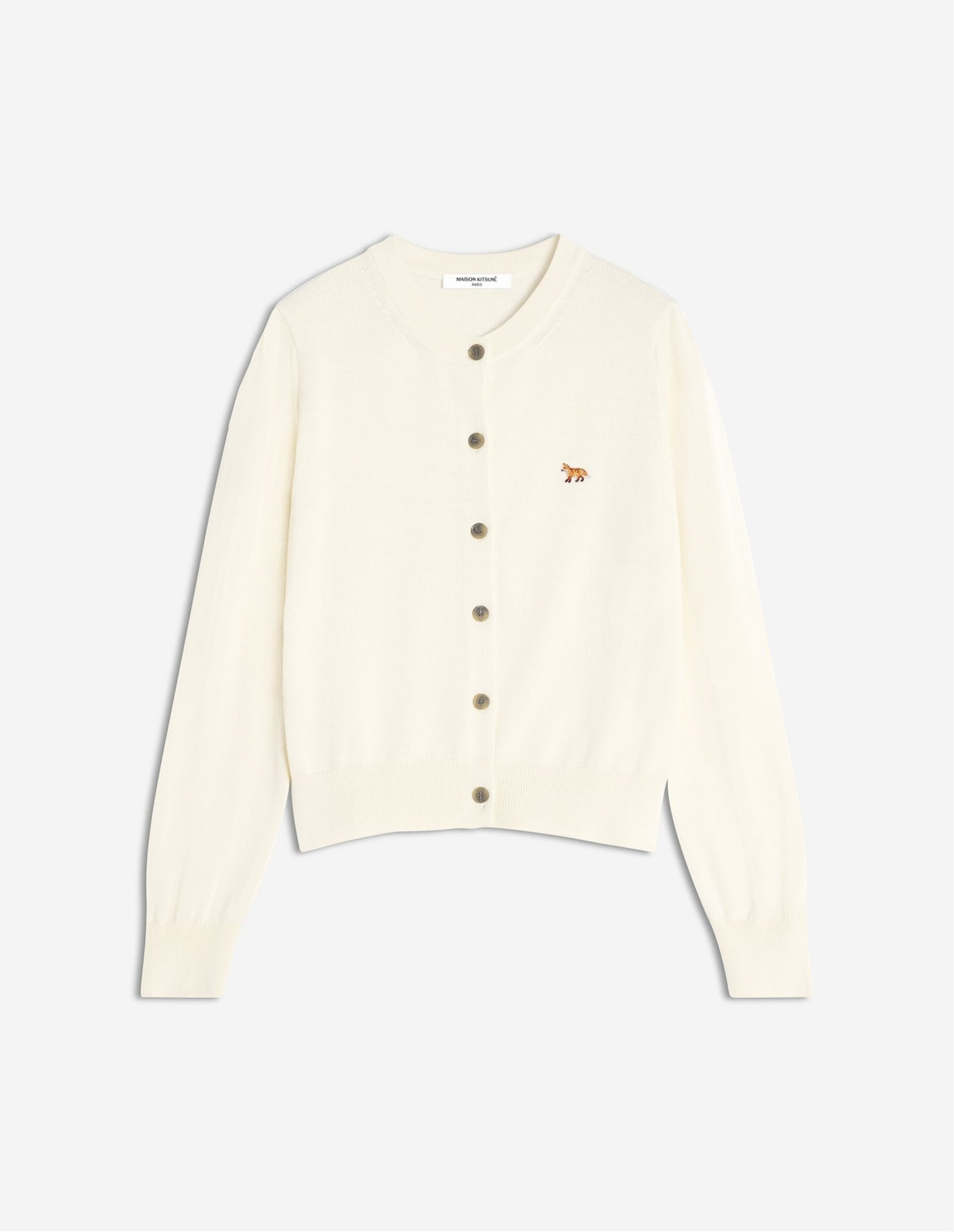 【メゾン キツネ/MAISON KITSUNE】のMaison Kitsune/BABY FOX MERINO REGULAR CARDIGAN インテリア・キッズ・メンズ・レディースファッション・服の通販 founy(ファニー) 　ファッション　Fashion　レディースファッション　Fashion for Women　トップス・カットソー　Cut & Sew Tops　カーディガン・羽織り　Layered Style Cardigans　冬　Winter / This Winter　カーディガン　Cardigan, Knitwear　パッチ　Patch, Appliqué　フィット　Fit, Slim Fit　フレンチ　French, French Style　レギュラー　Regular, Standard Fit　エレガント 上品　Elegant　A/W・秋冬　Autumn/Winter　長袖　Long Sleeve, Full Sleeve　PEARL PINK|ID: prp329100004793385 ipo3291000000034780074