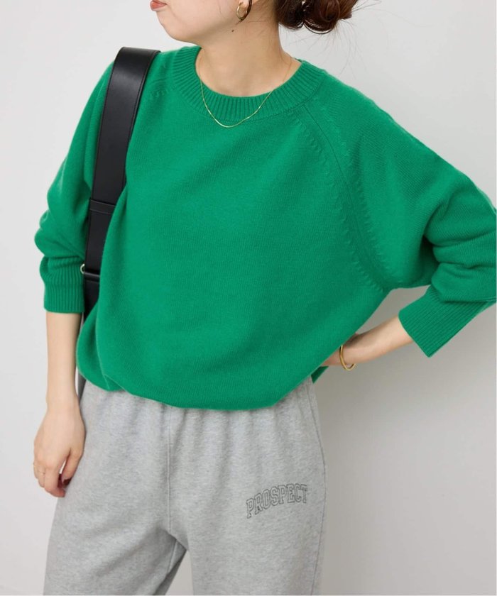 【スピック&スパン/Spick & Span】の《追加》ウールカシミヤ ラグランクルーネックニット インテリア・キッズ・メンズ・レディースファッション・服の通販 founy(ファニー) https://founy.com/ ファッション Fashion レディースファッション Fashion for Women トップス・カットソー Cut & Sew Tops ニット Knit Tops & Sweaters イエロー Yellow オレンジ Orange シンプル Simple, Minimal スリーブ Sleeve, Long Sleeve / Short Sleeve エレガント 上品 Elegant 定番 Standard, Basic Item |ID: prp329100004793414 ipo3291000000034780316