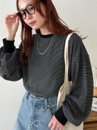 【ディスコート/Discoat】の【ベストセラー/WEB限定】ワッフルロングTシャツ ブラックその他2|ID: prp329100004793418 ipo3291000000034780340