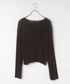 【ローリーズファーム/LOWRYS FARM】のベロア2WAYプルオーバーLS ブラック|ID: prp329100004793441 ipo3291000000034780501