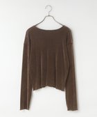 【ローリーズファーム/LOWRYS FARM】のベロア2WAYプルオーバーLS ブラウン|ID: prp329100004793441 ipo3291000000034780503