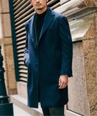 【エディフィス/EDIFICE / MEN】のSUPER 140 s ウール / カシミヤ チェスターコート 人気、トレンドファッション・服の通販 founy(ファニー) ファッション Fashion メンズファッション Fashion for Men スマート Smart, Elegant チェスターコート Chester Coat, Long Coat 定番 Standard, Basic Item フィット Fit, Slim Fit フォルム Silhouette, Form フォーマル Formal, Dressy モダン Modern, Contemporary ラグジュアリー Luxury, Elegant リラックス Relax, Relaxed Fit 冬 Winter / This Winter ビジネス 仕事 通勤 Business / Work / Commuting thumbnail ネイビー|ID: prp329100004793454 ipo3291000000034925203