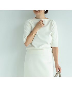 【デミルクス ビームス/Demi-Luxe BEAMS】の【再入荷!】シンプル ボートネックニット .M ドットエム 人気、トレンドファッション・服の通販 founy(ファニー) ファッション Fashion レディースファッション Fashion for Women トップス・カットソー Cut & Sew Tops ニット Knit Tops & Sweaters キャミソール Camisole, Spaghetti Strap Top シンプル Simple, Minimal ストレッチ Stretch, Stretchy Fabric セットアップ Set-Up, Coordinated Outfit タイトスカート Pencil Skirt, Tight Skirt フィット Fit, Slim Fit ブラウジング Blouson Silhouette, Cinched Waist ボトム Bottoms, Lower Wear ミラノリブ Milano Rib, Milano Stitch 再入荷 Restock / Back in Stock おすすめ Recommended / Our Picks |ID:prp329100004793457