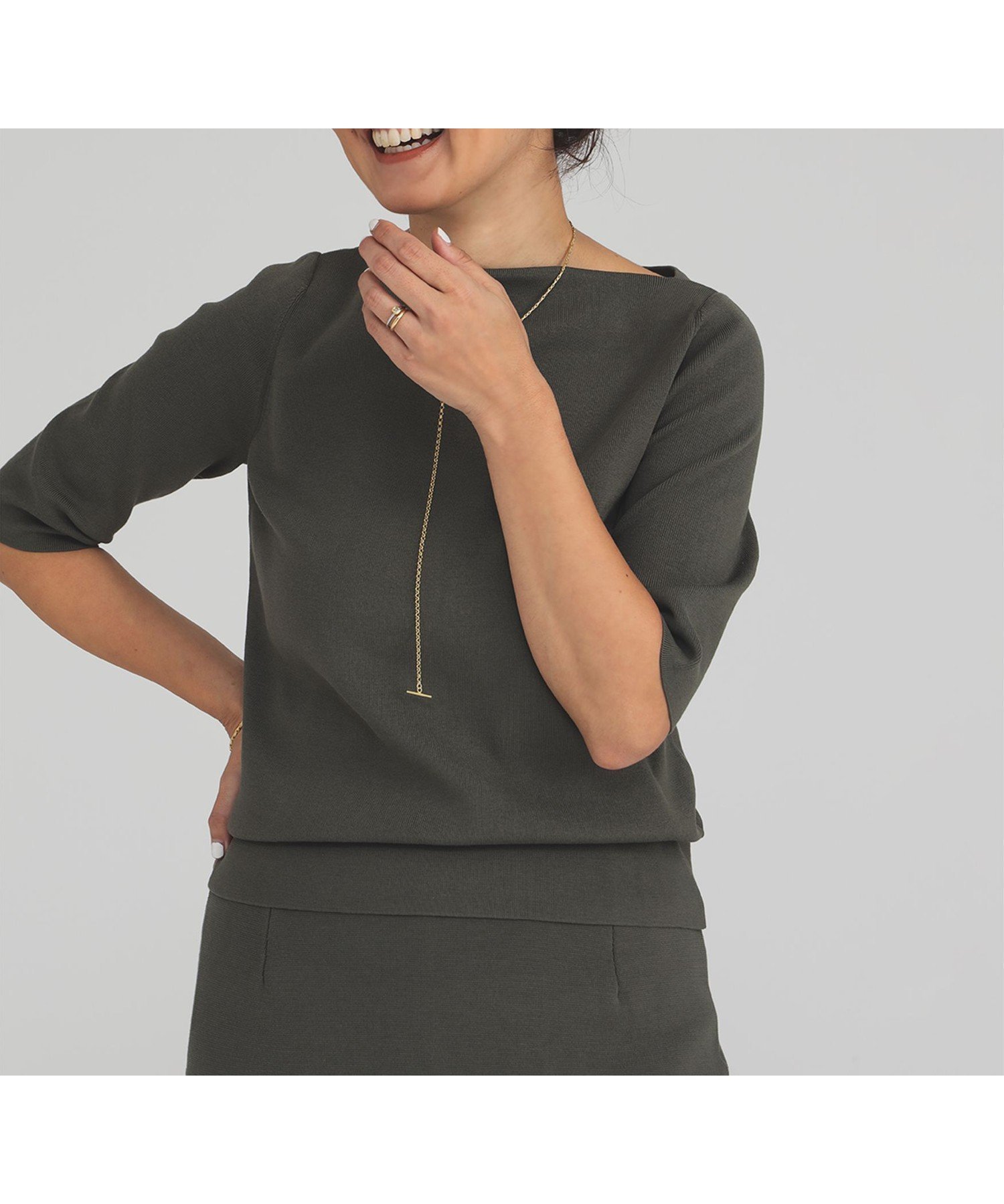 【デミルクス ビームス/Demi-Luxe BEAMS】の【再入荷!】シンプル ボートネックニット .M ドットエム インテリア・キッズ・メンズ・レディースファッション・服の通販 founy(ファニー) 　ファッション　Fashion　レディースファッション　Fashion for Women　トップス・カットソー　Cut & Sew Tops　ニット　Knit Tops & Sweaters　キャミソール　Camisole, Spaghetti Strap Top　シンプル　Simple, Minimal　ストレッチ　Stretch, Stretchy Fabric　セットアップ　Set-Up, Coordinated Outfit　タイトスカート　Pencil Skirt, Tight Skirt　フィット　Fit, Slim Fit　ブラウジング　Blouson Silhouette, Cinched Waist　ボトム　Bottoms, Lower Wear　ミラノリブ　Milano Rib, Milano Stitch　再入荷　Restock / Back in Stock　おすすめ　Recommended / Our Picks　OLIVE|ID: prp329100004793457 ipo3291000000034951420