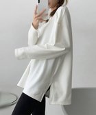 【ミニミニストア/miniministore】のレディースロングtシャツ重ね着カットソー ホワイト*厚手|ID: prp329100004793476 ipo3291000000035140183