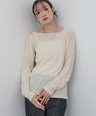 【バブ ブージュルード/Bab Bou Jeloud】の前後2WAYシアーベロアトップス 人気、トレンドファッション・服の通販 founy(ファニー) ファッション Fashion レディースファッション Fashion for Women トップス・カットソー Cut & Sew Tops ベロアトップス Velour Tops / Velvet-Look Items インナー Innerwear ギャザー Gathered, Ruffled シアー Sheer, See-Through シンプル Simple, Minimal ジャケット Jacket, Outerwear ストレッチ Stretch, Stretchy Fabric スマート Smart, Elegant チェック Check, Plaid, Tartan デニム Denim, Jeans Material フェミニン Feminine, Girly ベロア Velour, Soft Velvet A/W・秋冬 Autumn/Winter 再入荷 Restock / Back in Stock おすすめ Recommended / Our Picks エレガント 上品 Elegant thumbnail OFFWHITE|ID: prp329100004793478 ipo3291000000034930222