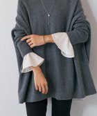 【ビアズリー/BEARDSLEY】のフリルカフス後ろドレープTブラウス ホワイト|ID: prp329100004793480 ipo3291000000034780788