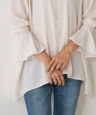 【ビアズリー/BEARDSLEY】のフリルカフス後ろドレープTブラウス アイボリー|ID: prp329100004793480 ipo3291000000034780790