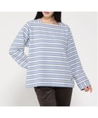 【クロコダイル/CROCODILE】のスクエアネック プルオーバー 人気、トレンドファッション・服の通販 founy(ファニー) ファッション Fashion レディースファッション Fashion for Women トップス・カットソー Cut & Sew Tops カジュアルプルオーバー・ニットトップス Pullovers & Knit Tops / Casual Pullovers スクエア Square, Square Shape ボーダー Border, Stripe thumbnail ブルー|ID: prp329100004793493 ipo3291000000035185644