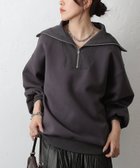 【コロニートゥーワンスリーナイン/COLONY 2139】のダンボールセーラーハーフジッププルオーバー チャコールグレー|ID: prp329100004793501 ipo3291000000034867416