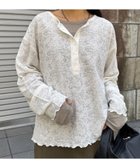 【チャオパニックティピー/CIAOPANIC TYPY】の2wayシアージャガードレースヘンリーネックTee オフホワイト|ID: prp329100004793506 ipo3291000000034901079