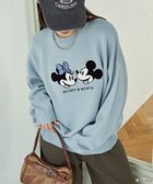 【フリークスストア/FREAK'S STORE】のMickey Mouse Minnie Mouse/ミッキーマウス ミニーマウス/相良刺繍 オーバーサイズニット 限定展開 25AW サックスブルー|ID: prp329100004793519 ipo3291000000034781076