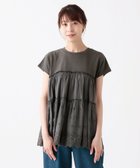 【アフタヌーンティー リビング/Afternoon Tea LIVING】のピグメントティアードプルオーバー 人気、トレンドファッション・服の通販 founy(ファニー) ファッション Fashion レディースファッション Fashion for Women トップス・カットソー Cut & Sew Tops カジュアルプルオーバー・ニットトップス Pullovers & Knit Tops / Casual Pullovers ギャザー Gathered, Ruffled シンプル Simple, Minimal ティアード Tiered, Tiered Style バランス Balance, Style Balance thumbnail チャコールグレー|ID: prp329100004793530 ipo3291000000035044380