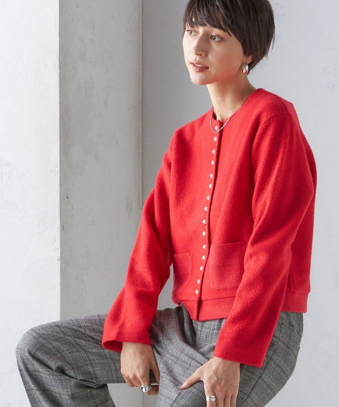 【シップス フォー ウィメン/SHIPS】の手洗い可能 パール モチーフ ボタン ジャッカル カーディガン インテリア・キッズ・メンズ・レディースファッション・服の通販 founy(ファニー) https://founy.com/ ファッション Fashion レディースファッション Fashion for Women トップス・カットソー Cut & Sew Tops カーディガン・羽織り Layered Style Cardigans アクリル Acrylic Material カットソー Cut and Sewn Top カーディガン Cardigan, Knitwear シルバー Silver, Metallic Silver ジャケット Jacket, Outerwear デニム Denim, Jeans Material パール Pearl, Pearl Accent フェミニン Feminine, Girly フロント Front, Front Design ポケット Pocket, Pocket Detail モチーフ Motif, Design Theme エレガント 上品 Elegant 2025年 2025 2025-2026秋冬・A/W Autumn/Winter 2025–26 AW25–26 |ID: prp329100004793534 ipo3291000000034781189