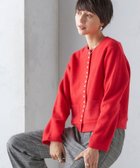 【シップス フォー ウィメン/SHIPS】の手洗い可能 パール モチーフ ボタン ジャッカル カーディガン レッド|ID: prp329100004793534 ipo3291000000034781191