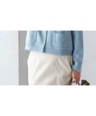 【シップス フォー ウィメン/SHIPS】の手洗い可能 パール モチーフ ボタン ジャッカル カーディガン サックスブルー|ID: prp329100004793534 ipo3291000000034781197