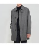 【マッキントッシュ ロンドン/MACKINTOSH LONDON / MEN】の【WEB・一部店舗限定】【DUNFORD】ウールメルトンステンカラーコート グレー|ID: prp329100004793537 ipo3291000000034822928