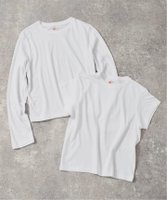 【スローブ イエナ/SLOBE IENA】の《2枚セット》Hanes/ヘインズ DODOJEAN 2Pカットソー 人気、トレンドファッション・服の通販 founy(ファニー) ファッション Fashion レディースファッション Fashion for Women トップス・カットソー Cut & Sew Tops カットソー・ベーシックTシャツ Cut-and-Sewn Tops / Stretch Tees & Basics カットソー Cut and Sewn Top クラシカル Classical, Vintage-Inspired コンパクト Compact, Small Size スタンダード Standard, Basic 雑誌 Magazine, Fashion Magazine チューブ Tube, Tube Top 人気 Popular, Best Seller プリント Print, Printed Pattern |ID:prp329100004793544