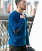 【アーバンリサーチ ロッソ/URBAN RESEARCH ROSSO / MEN】の『XLサイズあり』ハミルトンラムズウールエルボーパッチニット 人気、トレンドファッション・服の通販 founy(ファニー) ファッション Fashion メンズファッション Fashion for Men インナー Innerwear オータム Autumn Fashion スタンダード Standard, Basic フィット Fit, Slim Fit ベーシック Basic, Essential モダン Modern, Contemporary A/W・秋冬 Autumn/Winter 冬 Winter / This Winter エレガント 上品 Elegant 2025年 2025 2025-2026秋冬・A/W Autumn/Winter 2025–26 AW25–26 thumbnail BLUE|ID: prp329100004793545 ipo3291000000034781288