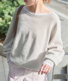 【スピック&スパン/Spick & Span】の《26SS 新作 / 》 ニュアンスコクーンバルキーニット ホワイト B|ID: prp329100004793560 ipo3291000000034781392