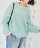 【スピック&スパン/Spick & Span】のモヘヤ混ルーズニット 人気、トレンドファッション・服の通販 founy(ファニー) ファッション Fashion レディースファッション Fashion for Women トップス・カットソー Cut & Sew Tops ニット Knit Tops & Sweaters おすすめ Recommended / Our Picks デニム Denim, Jeans Material ボトム Bottoms, Lower Wear リラックス Relax, Relaxed Fit thumbnail サックスブルー B|ID: prp329100004793570 ipo3291000000034781467