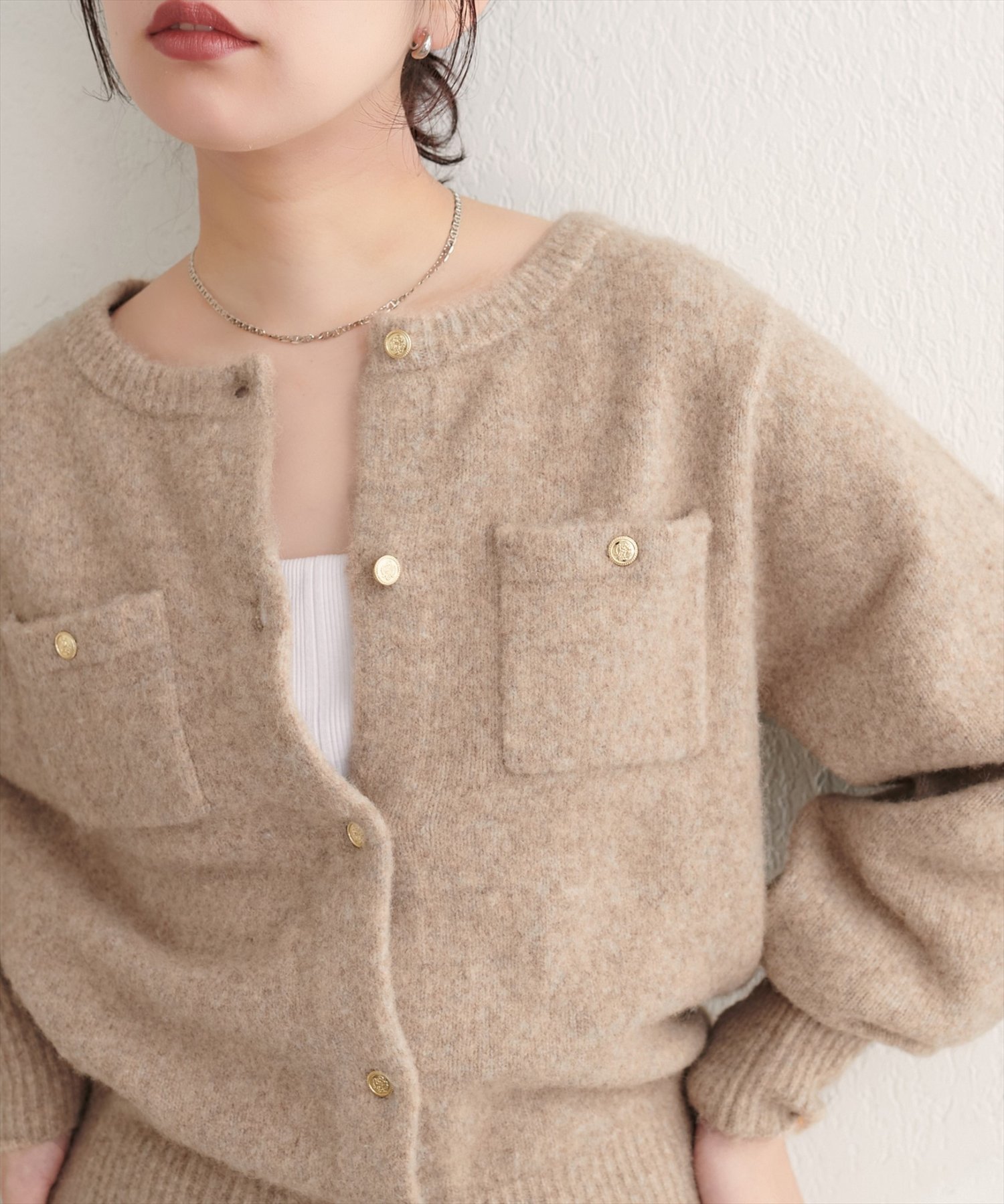 【ナチュラルクチュール/natural couture】のスフレヤーン金釦ポケ付きカーディガン インテリア・キッズ・メンズ・レディースファッション・服の通販 founy(ファニー) ファッション Fashion レディースファッション Fashion for Women トップス・カットソー Cut & Sew Tops カーディガン・羽織り Layered Style Cardigans アクセサリー Fashion Accessories カットソー Cut and Sewn Top カーディガン Cardigan, Knitwear クラシカル Classical, Vintage-Inspired シューズ Shoes, Footwear シンプル Simple, Minimal スニーカー Sneakers, Trainers ダウン Down, Puffer デニム Denim, Jeans Material バレエ Ballet, Ballet Style フェミニン Feminine, Girly フレア Flare, Flared フロント Front, Front Design ポケット Pocket, Pocket Detail リラックス Relax, Relaxed Fit ワイド Wide, Wide Fit 再入荷 Restock / Back in Stock エレガント 上品 Elegant 2025年 2025 2025-2026秋冬・A/W Autumn/Winter 2025–26 AW25–26 モカ|ID: prp329100004793598 ipo3291000000034781688