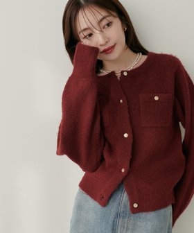 【ナチュラルクチュール/natural couture】のスフレヤーン金釦ポケ付きカーディガン 人気、トレンドファッション・服の通販 founy(ファニー) ファッション Fashion レディースファッション Fashion for Women トップス・カットソー Cut & Sew Tops カーディガン・羽織り Layered Style Cardigans アクセサリー Fashion Accessories カットソー Cut and Sewn Top カーディガン Cardigan, Knitwear クラシカル Classical, Vintage-Inspired シューズ Shoes, Footwear シンプル Simple, Minimal スニーカー Sneakers, Trainers ダウン Down, Puffer デニム Denim, Jeans Material バレエ Ballet, Ballet Style フェミニン Feminine, Girly フレア Flare, Flared フロント Front, Front Design ポケット Pocket, Pocket Detail リラックス Relax, Relaxed Fit ワイド Wide, Wide Fit 再入荷 Restock / Back in Stock エレガント 上品 Elegant 2025年 2025 2025-2026秋冬・A/W Autumn/Winter 2025–26 AW25–26 |ID:prp329100004793598