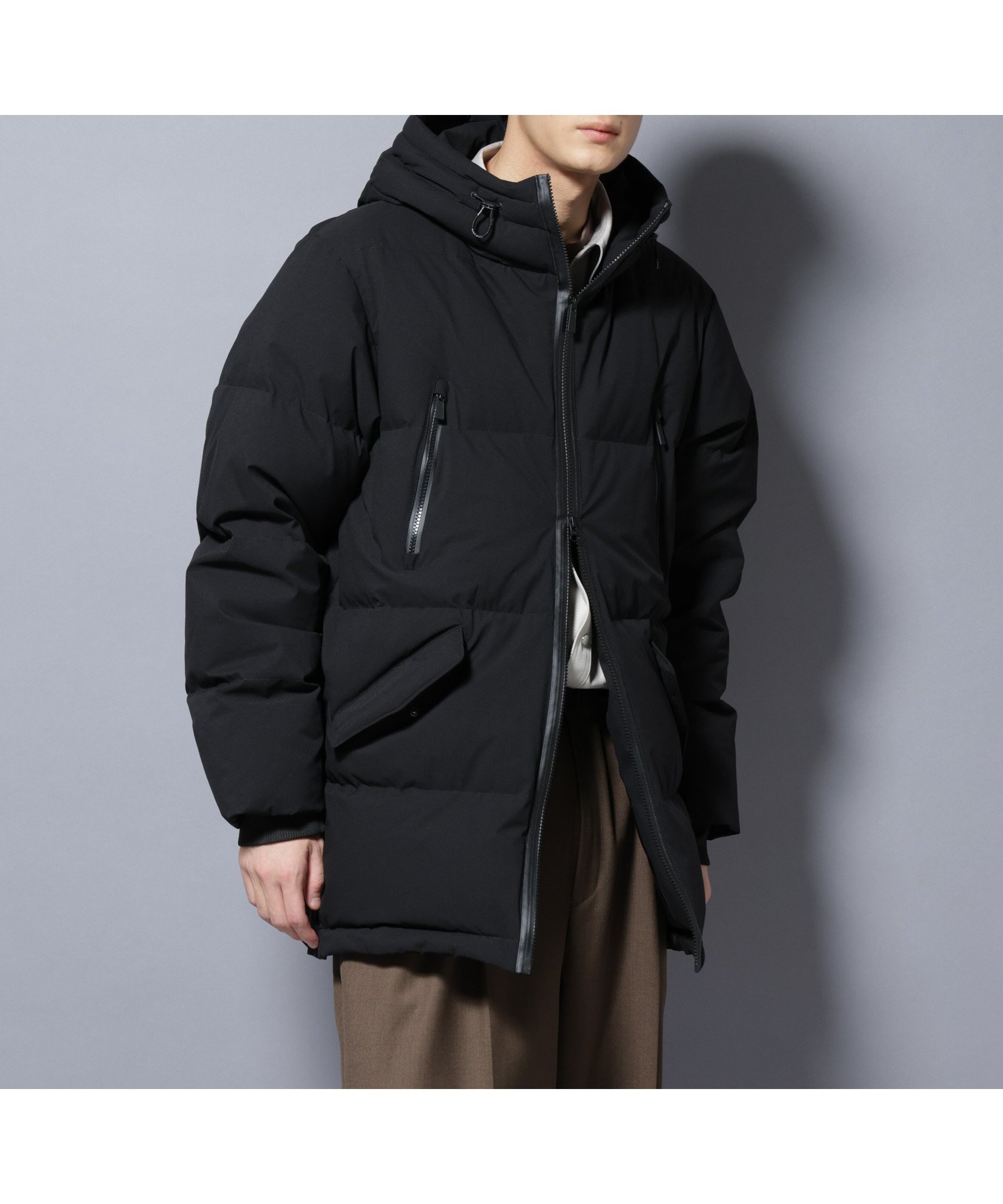 【ナノ ユニバース/nano universe / MEN】の「西川ダウン」SOLOTEXダウン インテリア・キッズ・メンズ・レディースファッション・服の通販 founy(ファニー) 　ファッション　Fashion　メンズファッション　Fashion for Men　クッション　Cushion, Throw Pillow　軽量　Lightweight, Ultra Light　スタンダード　Standard, Basic　ストレッチ　Stretch, Stretchy Fabric　スポーティ　Sporty, Casual Athletic　ダウン　Down, Puffer　なめらか　Smooth, Silky Texture　人気　Popular, Best Seller　バランス　Balance, Style Balance　ポケット　Pocket, Pocket Detail　ミドル　Middle Length, Mid Height　メンズ　Men's, Menswear　冬　Winter / This Winter　おすすめ　Recommended / Our Picks　2025年　2025　2025-2026秋冬・A/W　Autumn/Winter 2025–26 AW25–26　ブラック|ID: prp329100004793614 ipo3291000000034856336