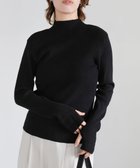 【セレクトモカ/SELECT MOCA】のニュアンスリブプチハイネックトップス 人気、トレンドファッション・服の通販 founy(ファニー) ファッション Fashion レディースファッション Fashion for Women トップス・カットソー Cut & Sew Tops シンプル Simple, Minimal スラックス Slacks, Dress Pants デニム Denim, Jeans Material thumbnail ブラック-04|ID: prp329100004793616 ipo3291000000034802999