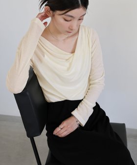 【セレクトモカ/SELECT MOCA】のドレープシアートップス 人気、トレンドファッション・服の通販 founy(ファニー) ファッション Fashion レディースファッション Fashion for Women トップス・カットソー Cut & Sew Tops おすすめ Recommended / Our Picks シンプル Simple, Minimal スラックス Slacks, Dress Pants デニム Denim, Jeans Material トレンド Trend, Trending Now ボトム Bottoms, Lower Wear エレガント 上品 Elegant |ID:prp329100004793622