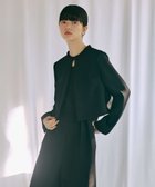 【カエン/Kaene】のバックタックジャケット 人気、トレンドファッション・服の通販 founy(ファニー) ファッション Fashion レディースファッション Fashion for Women アウター Coat / Outerwear Collection レディースジャケット・軽アウター Jackets シフォン Chiffon, Lightweight Fabric ジャケット Jacket, Outerwear セットアップ Set-Up, Coordinated Outfit マニッシュ Mannish, Boyish ロング Long, Long-Length エレガント 上品 Elegant 卒業式 Graduation Ceremony 定番 Standard, Basic Item 結婚式 Wedding thumbnail フォーマルブラック|ID: prp329100004793662 ipo3291000000035019588