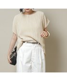 【ナノ ユニバース/nano universe】のランダムプリーツカットフレンチスリーブトップス(セットアップ可) 人気、トレンドファッション・服の通販 founy(ファニー) ファッション Fashion レディースファッション Fashion for Women トップス・カットソー Cut & Sew Tops セットアップ Matching Sets レディーストップス・ブラウス Tops & Blouses / Assorted Women's Tops インナー Innerwear オケージョン Occasion Wear カットソー Cut and Sewn Top シンプル Simple, Minimal ジャケット Jacket, Outerwear スリーブ Sleeve, Long Sleeve / Short Sleeve セットアップ Set-Up, Coordinated Outfit フレンチ French, French Style プリーツ Pleats, Pleated ベーシック Basic, Essential ボトム Bottoms, Lower Wear ランダム Random, Irregular アウトレット Outlet / Clearance おすすめ Recommended / Our Picks エレガント 上品 Elegant 2025年 2025 2025-2026秋冬・A/W Autumn/Winter 2025–26 AW25–26 thumbnail ベージュ|ID: prp329100004793668 ipo3291000000034782093