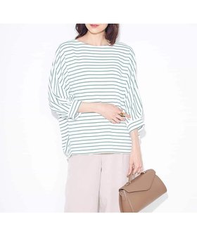 【アー ヴェー ヴェー/a.v.v】のボーダードルマントップス 人気、トレンドファッション・服の通販 founy(ファニー) ファッション Fashion レディースファッション Fashion for Women トップス・カットソー Cut & Sew Tops 春 Spring 定番 Standard, Basic Item 人気 Popular, Best Seller フォルム Silhouette, Form ボーダー Border, Stripe 再入荷 Restock / Back in Stock |ID:prp329100004793675