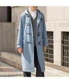 【ドレステリア/DRESSTERIOR】のSuperfineリサイクルメルトンダッフルコート ブルー|ID: prp329100004793694 ipo3291000000035140909