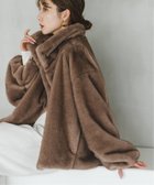 【ノーブル / スピック&スパン/NOBLE / Spick & Span】のエコファースタンドカラーミドルブルゾン ブラウン B|ID: prp329100004793699 ipo3291000000035070415