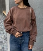 【チャオパニックティピー/CIAOPANIC TYPY】の【洗ってもよれにくい】ユニセックスオーバーサイズスウェtee 人気、トレンドファッション・服の通販 founy(ファニー) ファッション Fashion レディースファッション Fashion for Women インナー Innerwear ジャケット Jacket, Outerwear スウェット / スエット Sweatshirt, Sweatwear ボーダー Border, Stripe メンズ Men's, Menswear 再入荷 Restock / Back in Stock おすすめ Recommended / Our Picks thumbnail ブラウン|ID: prp329100004793721 ipo3291000000034874349