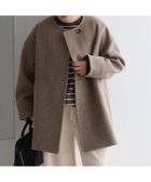 【ジャーナルスタンダード/JOURNAL STANDARD】の《追加2》スーパー140ビーバーノーカラーミドルコート 人気、トレンドファッション・服の通販 founy(ファニー) ファッション Fashion レディースファッション Fashion for Women アウター Coat / Outerwear Collection コート・ロングコート・ピーコート Long Coats, Peacoats & More ベーシック Basic, Essential ミドル Middle Length, Mid Height エレガント 上品 Elegant thumbnail ブラウン|ID: prp329100004793723 ipo3291000000034881125