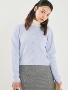【コカ/COCA】の【新色追加】金ボタンニットカーディガン 人気、トレンドファッション・服の通販 founy(ファニー) ファッション Fashion レディースファッション Fashion for Women トップス・カットソー Cut & Sew Tops ニット Knit Tops & Sweaters カーディガン・羽織り Layered Style Cardigans カーディガン Cardigan, Knitwear クラシカル Classical, Vintage-Inspired コンパクト Compact, Small Size フロント Front, Front Design ポケット Pocket, Pocket Detail ロング Long, Long-Length A/W・秋冬 Autumn/Winter おすすめ Recommended / Our Picks エレガント 上品 Elegant 2025年 2025 2025-2026秋冬・A/W Autumn/Winter 2025–26 AW25–26 thumbnail Lt.blue|ID: prp329100004793726 ipo3291000000034907032