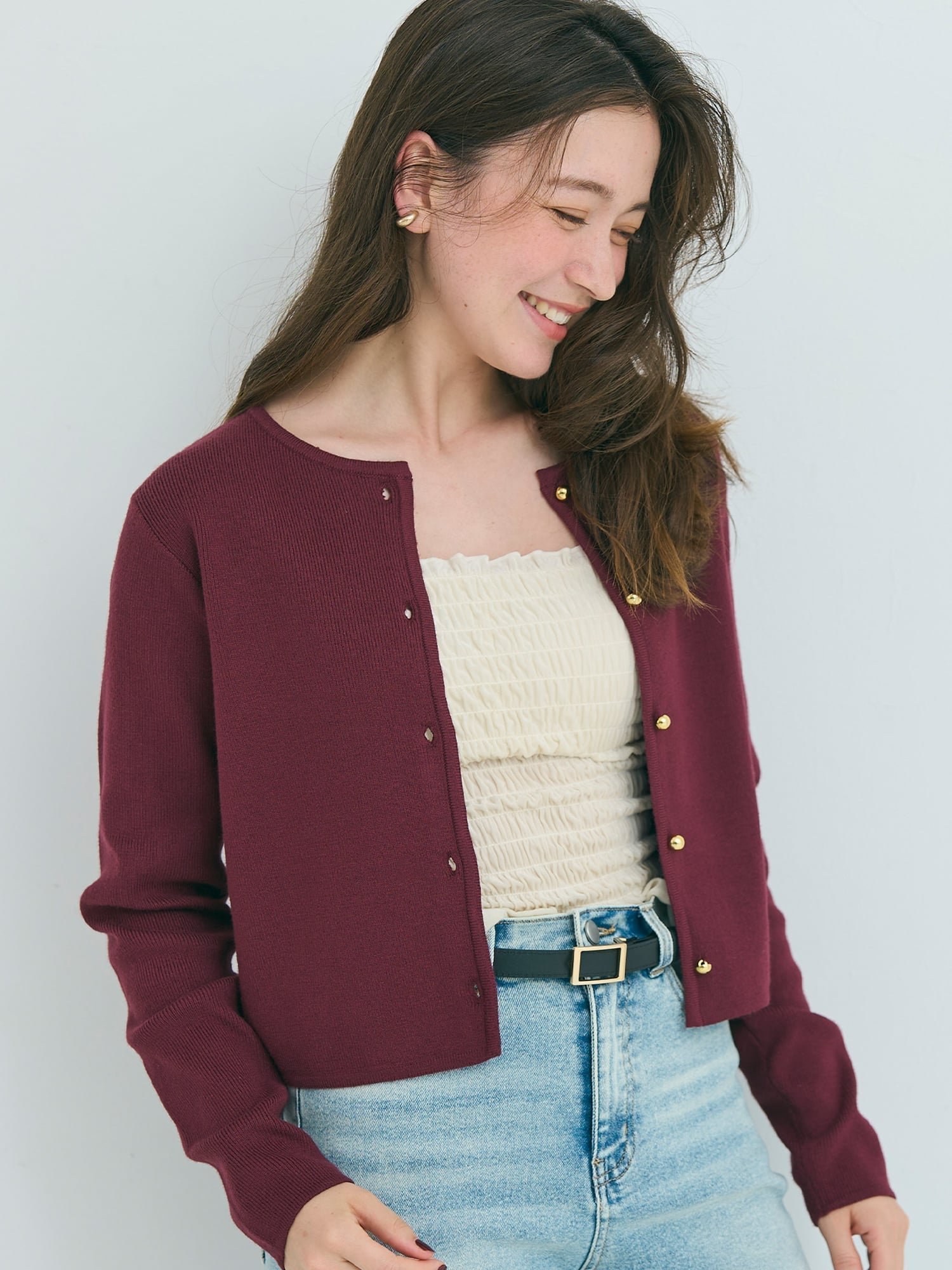 【コカ/COCA】の【新色追加】金ボタンニットカーディガン インテリア・キッズ・メンズ・レディースファッション・服の通販 founy(ファニー) ファッション Fashion レディースファッション Fashion for Women トップス・カットソー Cut & Sew Tops ニット Knit Tops & Sweaters カーディガン・羽織り Layered Style Cardigans カーディガン Cardigan, Knitwear クラシカル Classical, Vintage-Inspired コンパクト Compact, Small Size フロント Front, Front Design ポケット Pocket, Pocket Detail ロング Long, Long-Length A/W・秋冬 Autumn/Winter おすすめ Recommended / Our Picks エレガント 上品 Elegant 2025年 2025 2025-2026秋冬・A/W Autumn/Winter 2025–26 AW25–26 Wine|ID: prp329100004793726 ipo3291000000034907033