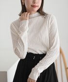 【アールピーエス/rps】のウェーブジャガードハイネックカットソー 人気、トレンドファッション・服の通販 founy(ファニー) ファッション Fashion レディースファッション Fashion for Women トップス・カットソー Cut & Sew Tops カットソー・ベーシックTシャツ Cut-and-Sewn Tops / Stretch Tees & Basics インナー Innerwear ウェーブ Wavy Pattern シンプル Simple, Minimal フェミニン Feminine, Girly ボトルネック Bottle Neck, Mock Neck 再入荷 Restock / Back in Stock A/W・秋冬 Autumn/Winter thumbnail オフホワイト|ID: prp329100004793736 ipo3291000000034890000