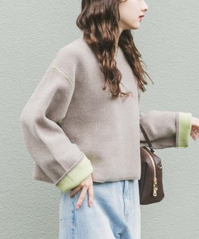 【アイテムズアーバンリサーチ/ITEMS URBAN RESEARCH】の『洗濯可』ダブルフェイスモールニット 人気、トレンドファッション・服の通販 founy(ファニー) ファッション Fashion レディースファッション Fashion for Women トップス・カットソー Cut & Sew Tops ニット Knit Tops & Sweaters 2025年 2025 2025-2026秋冬・A/W Autumn/Winter 2025–26 AW25–26 冬 Winter / This Winter おすすめ Recommended / Our Picks シンプル Simple, Minimal バランス Balance, Style Balance ボトム Bottoms, Lower Wear A/W・秋冬 Autumn/Winter |ID:prp329100004793738