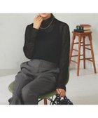 【アー ヴェー ヴェー/a.v.v】のシアーウェーブハイネックカットソー 人気、トレンドファッション・服の通販 founy(ファニー) ファッション Fashion レディースファッション Fashion for Women トップス・カットソー Cut & Sew Tops カットソー・ベーシックTシャツ Cut-and-Sewn Tops / Stretch Tees & Basics インナー Innerwear ウェーブ Wavy Pattern カーディガン Cardigan, Knitwear シアー Sheer, See-Through フィット Fit, Slim Fit ベーシック Basic, Essential 再入荷 Restock / Back in Stock エレガント 上品 Elegant thumbnail ブラック|ID: prp329100004793753 ipo3291000000034782686