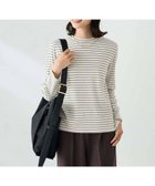 【アー ヴェー ヴェー/a.v.v】のプチハイネックテレコカットソー 人気、トレンドファッション・服の通販 founy(ファニー) ファッション Fashion レディースファッション Fashion for Women トップス・カットソー Cut & Sew Tops カットソー・ベーシックTシャツ Cut-and-Sewn Tops / Stretch Tees & Basics インナー Innerwear コンパクト Compact, Small Size シンプル Simple, Minimal フレア Flare, Flared ワイド Wide, Wide Fit A/W・秋冬 Autumn/Winter 再入荷 Restock / Back in Stock エレガント 上品 Elegant thumbnail ボーダー|ID: prp329100004793755 ipo3291000000034782693