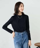 【アー ヴェー ヴェー/a.v.v】のプチハイネックテレコカットソー 人気、トレンドファッション・服の通販 founy(ファニー) ファッション Fashion レディースファッション Fashion for Women トップス・カットソー Cut & Sew Tops カットソー・ベーシックTシャツ Cut-and-Sewn Tops / Stretch Tees & Basics インナー Innerwear コンパクト Compact, Small Size シンプル Simple, Minimal フレア Flare, Flared ワイド Wide, Wide Fit A/W・秋冬 Autumn/Winter 再入荷 Restock / Back in Stock エレガント 上品 Elegant thumbnail ブラック|ID: prp329100004793755 ipo3291000000034782696