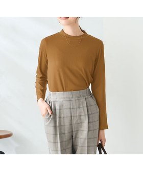 【アー ヴェー ヴェー/a.v.v】のプチハイネックテレコカットソー 人気、トレンドファッション・服の通販 founy(ファニー) ファッション Fashion レディースファッション Fashion for Women トップス・カットソー Cut & Sew Tops カットソー・ベーシックTシャツ Cut-and-Sewn Tops / Stretch Tees & Basics インナー Innerwear コンパクト Compact, Small Size シンプル Simple, Minimal フレア Flare, Flared ワイド Wide, Wide Fit A/W・秋冬 Autumn/Winter 再入荷 Restock / Back in Stock エレガント 上品 Elegant |ID:prp329100004793755