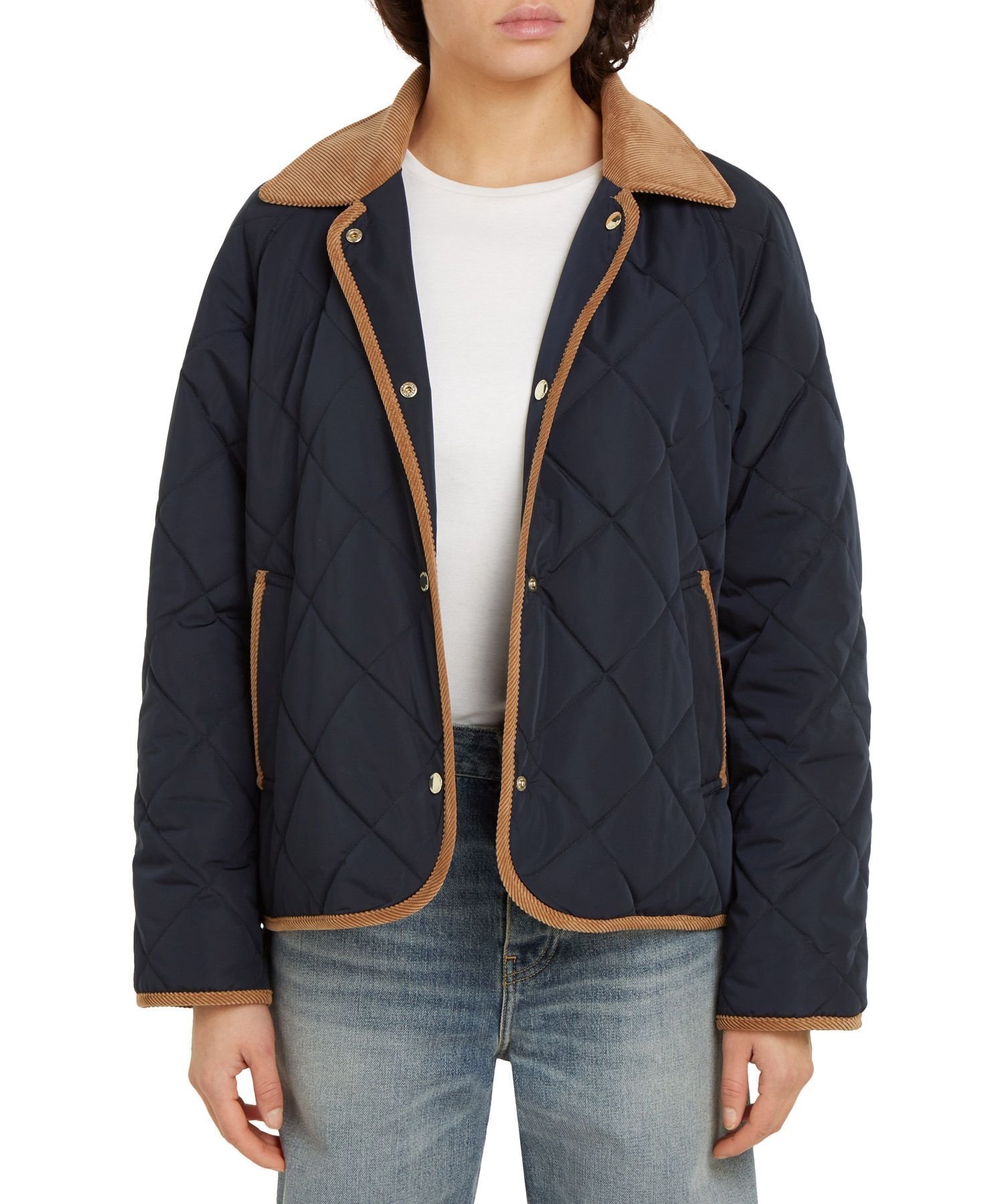 【トミーヒルフィガー/TOMMY HILFIGER】のキルテッドリバーシブルジャケット 人気、トレンドファッション・服の通販 founy(ファニー) ファッション Fashion レディースファッション Fashion for Women アウター Coat / Outerwear Collection レディースジャケット・軽アウター Jackets アメリカン American Style キルト Quilt, Quilted Fabric クラシック Classic, Timeless Style コーデュロイ Corduroy, Cord Fabric ゴルフ Golf ジャケット Jacket, Outerwear デニム Denim, Jeans Material トリミング Trimming, Decorative Edge メタル Metal, Metal Parts モダン Modern, Contemporary リバーシブル Reversible, Two-Sided エレガント 上品 Elegant 人気 Popular, Best Seller other-1|ID: prp329100004793761 ipo3291000000034782714