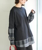 【フリークスストア/FREAK'S STORE】のチェックシャツ レイヤード 裏毛 プルオーバー【限定展開】 25AW 人気、トレンドファッション・服の通販 founy(ファニー) ファッション Fashion レディースファッション Fashion for Women トップス・カットソー Cut & Sew Tops シャツ・ブラウス・オフィスカジュアル Elegant Blouses & Button-Ups カジュアルプルオーバー・ニットトップス Pullovers & Knit Tops / Casual Pullovers カーゴパンツ Cargo Pants, Utility Pants チェック Check, Plaid, Tartan デニム Denim, Jeans Material ドッキング Docking, Mixed Material リラックス Relax, Relaxed Fit ルーズ Loose, Oversized A/W・秋冬 Autumn/Winter 冬 Winter / This Winter おすすめ Recommended / Our Picks 2025年 2025 2025-2026秋冬・A/W Autumn/Winter 2025–26 AW25–26 thumbnail ブラック|ID: prp329100004793791 ipo3291000000034934524