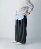 【かぐれ/kagure / URBAN RESEARCH】のウォッシャブルウールカットパンツ チャコールグレー|ID: prp329100004793793 ipo3291000000035166269