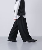 【かぐれ/kagure / URBAN RESEARCH】のウォッシャブルウールカットパンツ ブラック|ID: prp329100004793793 ipo3291000000035166270