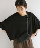 【アンドミー/andme】のソフトフライス 長袖 Tシャツ 《ショート丈 》evernavy エバーネイビー ブラック|ID: prp329100004793798 ipo3291000000034782989